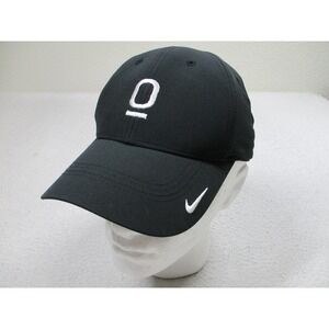 Nike O Logo Hat Cap Strap Back Mens One Size Black Legacy91 Dri-FIT Golf